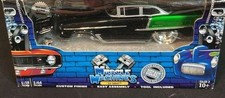 Rare 55 Chevy Bel-Air Black and Green Build It Kit  new 1:18 scale picture