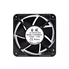 1PCS TJ18060B24L DC24V 1.5A 18060 18cm Metal Aluminium Frame Cooling Fan picture