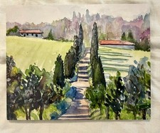 Sophie Dare Limited Edition Metal Print  - Tuscany Italy 8x10 picture
