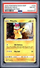 2022 Pokemon Pikachu SWSH234 Pokemon GO Tin Promo EN PSA 8 picture