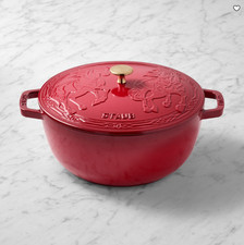 Staub Enameled Cast Iron Essential French Oven with Horse Lid, 5-Qt picture