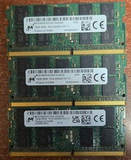 Micron 16GB 2RX8 PC4-3200AA-TG1-11 Lot of 4 picture