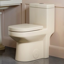 HOROW Compact One Piece Toilet 1.1/1.6 GPF Powerful Dual Flush 12'' Rough-In picture