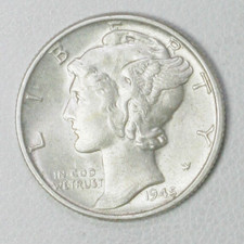 1945-P Mercury Dime picture