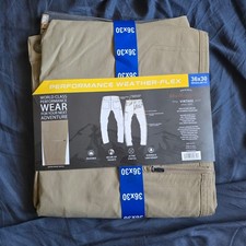 Weatherproof Vintage Mens Flex Tech Pant 36x30 Khaki NWT Stretch Water Resistant picture