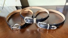 Brighton Womens Belts lot of 3 Black Leather Belts Size MEDIUM picture