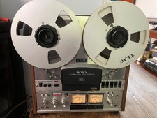 READ SONY TC-758 10.5 Inch 4 Track Auto Reverse Reel-To-Reel Tape Deck Recorder picture