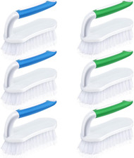 Lallisa 6 Pcs Scrub Brush Bulk for Cleaning with Handle, Blue, Green picture