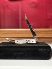 2002 Case Xx Pearl Silver Script Toothpick 66931 picture