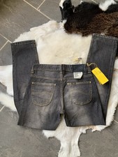 NWT Vintage DeadStock Woman’s Lee Monroe Slim Fit Tapered Low Waist Black Jeans  picture