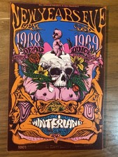 Grateful Dead Winterland New Year’s Eve 1968-1969 5x7 postcard picture