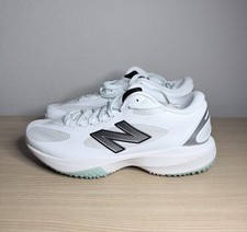 Size 10.5M/12W New Balance FreezeLX v5 Turf White Black Silver Metallic FREEZTW5 picture