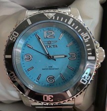 Invicta Specialty Rowan 69483 Mens Watch 40mm Aqua Blue Stainless Steel New picture