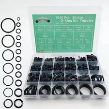 1050pcs O-Ring Kit, 21 Sizes O-Ring Assortment Kit Metric Nitrile Rubber O Rings picture