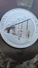 2015 Niue $2 Vietnam Veterans Memorial 1 oz .999 Silver Proof America’s Parks 🪖 picture