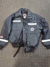 Mustang Survival Jacket MJ6214 Medium Floater Navy Reflective Type III PFD picture