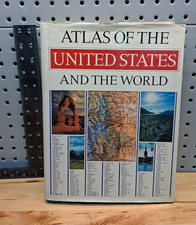 Crescent Atlas of the United States and the World Hardcover w/ Dust Jacket picture