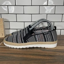 SKECHERS Bobs Flexpadrille 3.0 Island Muse Shoes Womens 7 Black Multi Slip On picture