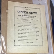 Vintage Opera Gems Book II Sheet Music Collection H Engelmann Classical Piano picture