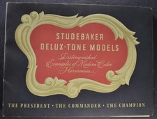 1940 Studebaker 2-Tone Brochure Complete(11 Plates) Commander President Champion picture