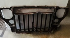 Authentic WWII-era military Jeep front grille with original age, wear, rust, ETC picture