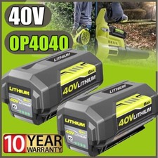 1-2PACK For Ryobi 40V 4.0 Ah Lithium-Ion Battery OP4040 OP4050 OP40602 OP40301 picture