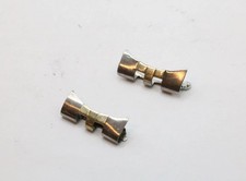 Authentic Vintage Rolex End Links Yellow Gold & Stainless Steel 19mm #366 picture