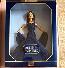 Mattel Barbie Collector Queen of Sapphires Royal Jewels Doll 2003 #26926 picture