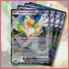 Pokémon TCG Squawkabilly ex promo 160 x4 Scarlet & Violet picture