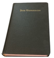 Holy Bible New Testament GIANT PRINT AMERICAN BIBLE SOCIETY 1818 KJV Read picture