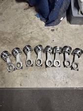 mickey thompson connecting rods 1528 with pistons SBC Chevy picture