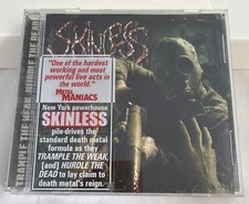 RARE Skinless Death Metal (CD) Trample The Weak Hurdle The Dead w/ Hype Sticker picture