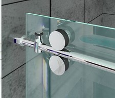 Frameless sliding glass shower door track barn shower door hardware kit(NO DOOR) picture