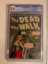 The Dead Who Walk #nn 1952 CGC 2.5 Rare Golden Age Pre-Code Horror Comic Book picture
