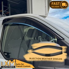 Injection Weather Shields Window Visors for Ford Transit Custom 2023-2026 picture