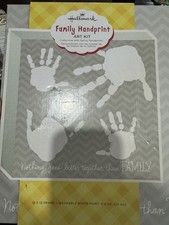 Brand New Hallmark Family Handprint Kit Keepsake Baby's Arrival . picture