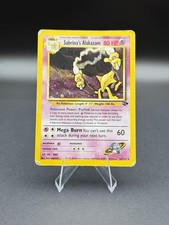 Sabrina's Alakazam 16/132 Gym Challenge Holo Rare 80 HP (English) W/Swirl picture