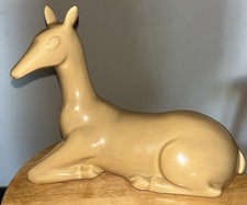 Vintage 1975 Jaru California Ceramic Deer  Sculpture Statue 11” MCM picture