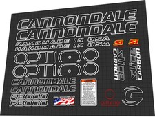 2004 Cannondale CAAD7 R3000 Optimo Black Frame DECAL SET picture