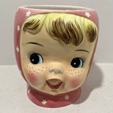 Napco Rare Miss Cutie-Pie Cookie Jar  A3505/pi Vintage NO LID  picture
