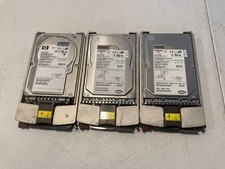 Lot of 3 HP Compaq Hard Drive 18.2GB 10K RPM Ultra3 SCSI 80-Pin BD018222C8 picture
