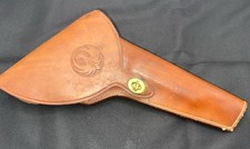 Vintage Handmade Bianchi Ruger Blackhawk 6 1/2” Leather Flap Holster picture