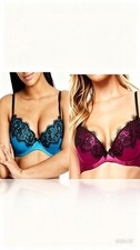 2 x Ann Summers Macelyn Underwired Bras Size 32G Brand New picture