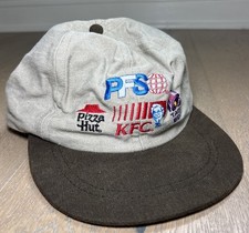 VTG 90s PFS Pepsi Food Systems Hat Pizza Hut KFC Taco Bell Cap NWOT Made in USA picture