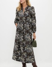 Tuckernuck Hyacinth House Oslo Cotton Dress, Long Sleeve Midi, Extra Large picture