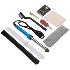 Plastic Welder Kit Soldering Hot Stapler Bumper Repair Welding Gun 40 Rods picture