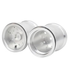 Aluminum Rear Beadlock Wheels for Tamiya King Yellow 6x6 Konghead CW01 WR-02 Car picture