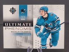 24-25 Upper Deck Ultimate Collection - Ultimate Phenoms Macklin Celebrini #UP-MC picture