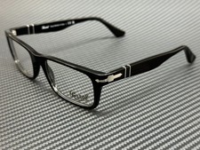 PERSOL PO3050V 95 Black Demo Lens Men's Eyeglasses 53 mm picture
