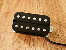 THE SUPER HOT HUMBUCKER PICKUP DOUBLE BLACK CLASSIC POWERFUL TONE picture